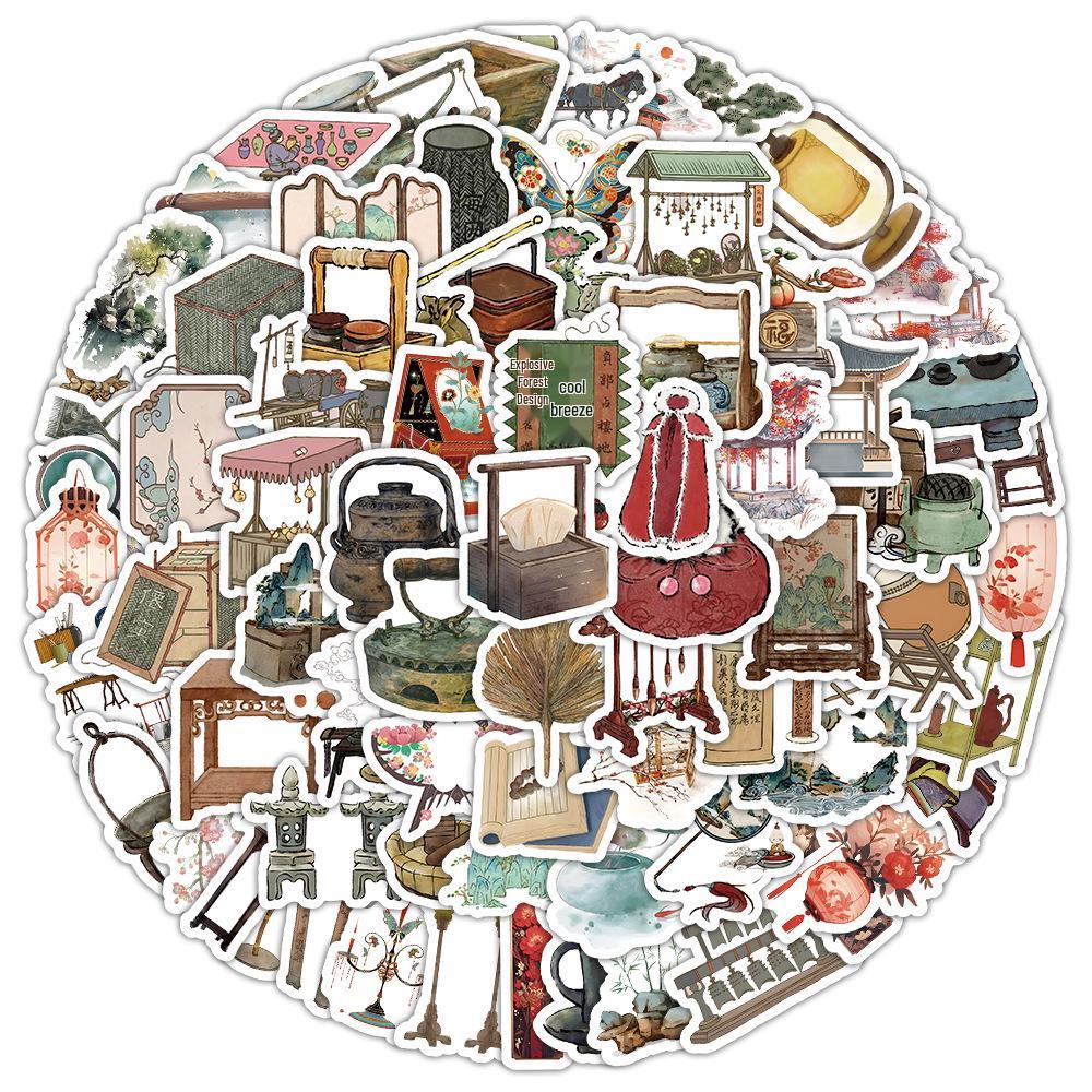 100 High-End Graffiti Stickers: DIY Creative Waterproof Sealing for Notebooks & Memos