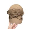 Women's Slimming Cotton Duckbill Cap - Breathable, Sun-Protective, Trendy Brimmed Hat for Spring/Summer