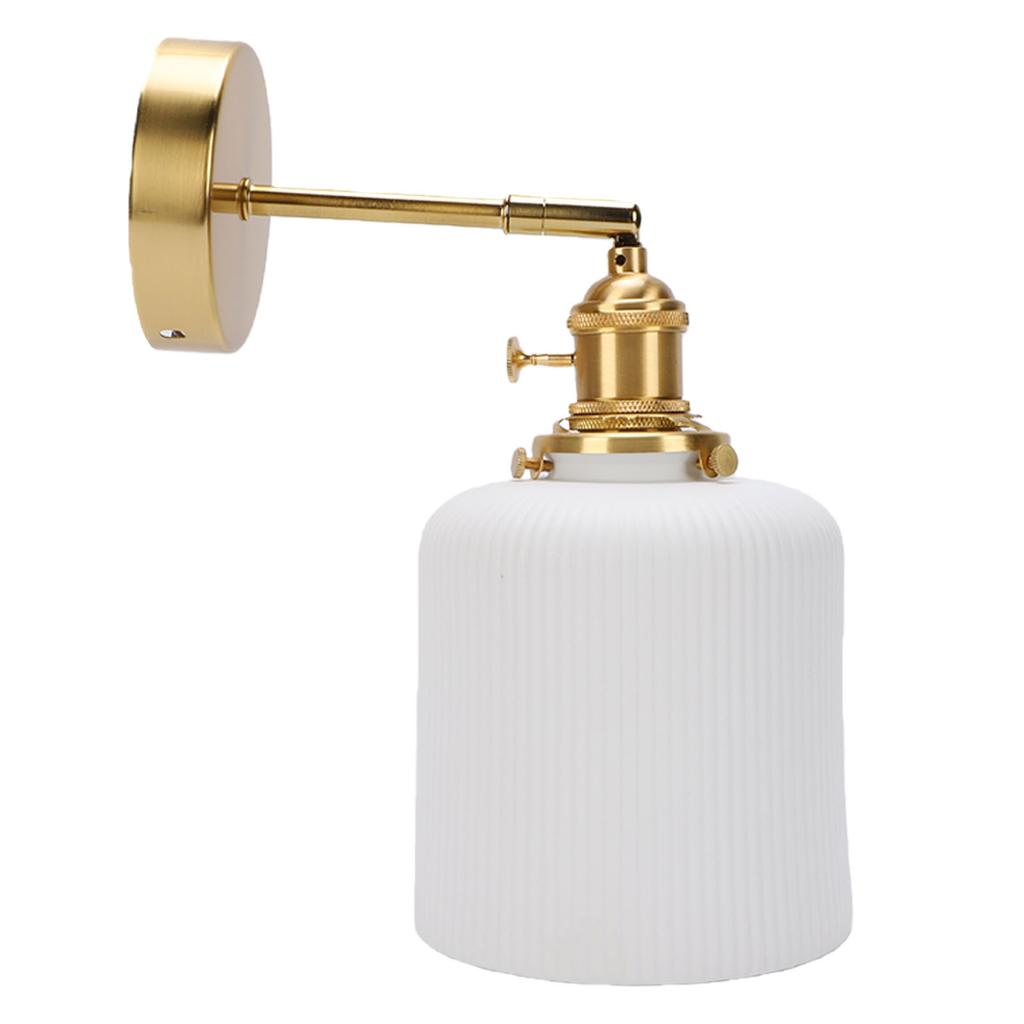 E27 LED Wall Lamp Sconce Pull Chain Switch Modern Wall Light Fixture for Bedroom Reading Indoor