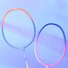Badminton Racket Full Carbon Attack Durable Double Racket for Children