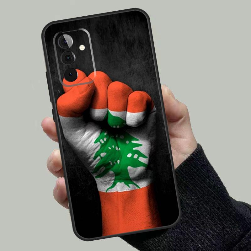 Lebanon Flag Case For Samsung Galaxy A54 A34 A14 A36 A56 A06 A13 A53 A32 A12 A22 A52 A35 A17 A16 A55 A15