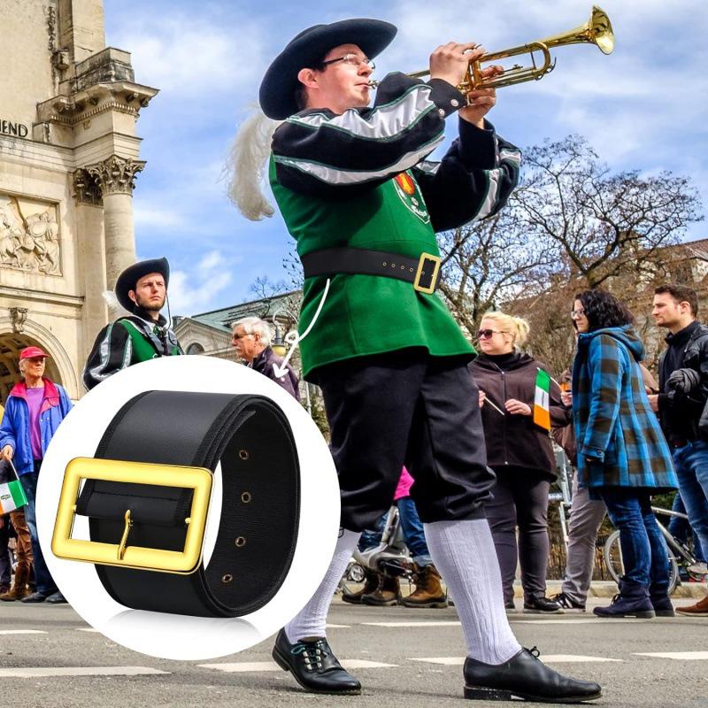 European and American Santa Claus Christmas Wide Waist Belt for Men