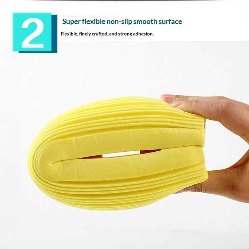 Quick Dry Folding Cotton Mop Head 28cm Washable Reusable Fast Cleaning Foam Mop Replacement for Home Daily Cleaning