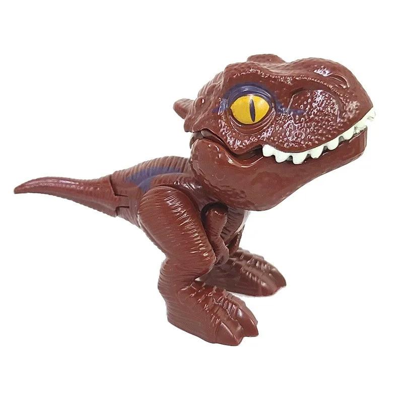 Dinosaur Model Toys Movable Joints Finger Biting Simulation Animals Jurassic Dinosaurs for Children Interaction Educational Toy