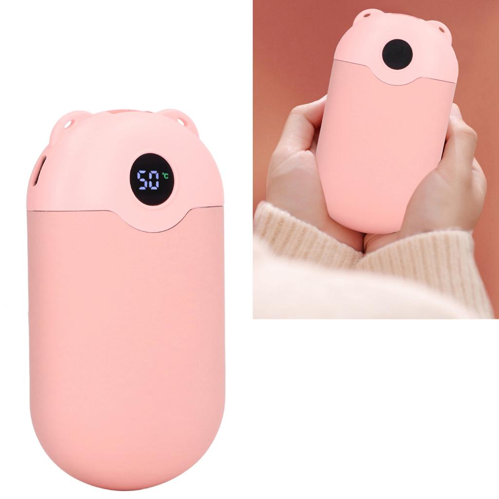 Re able Hand Warmer 5S   Heating   Dis    USB Charging 2400mAh Power Bank with Digital Display