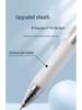MG AGPK3558 Transparent Quick-Dry Click Pen, 0.5mm ST Nib - Perfect for Exams and Signatures