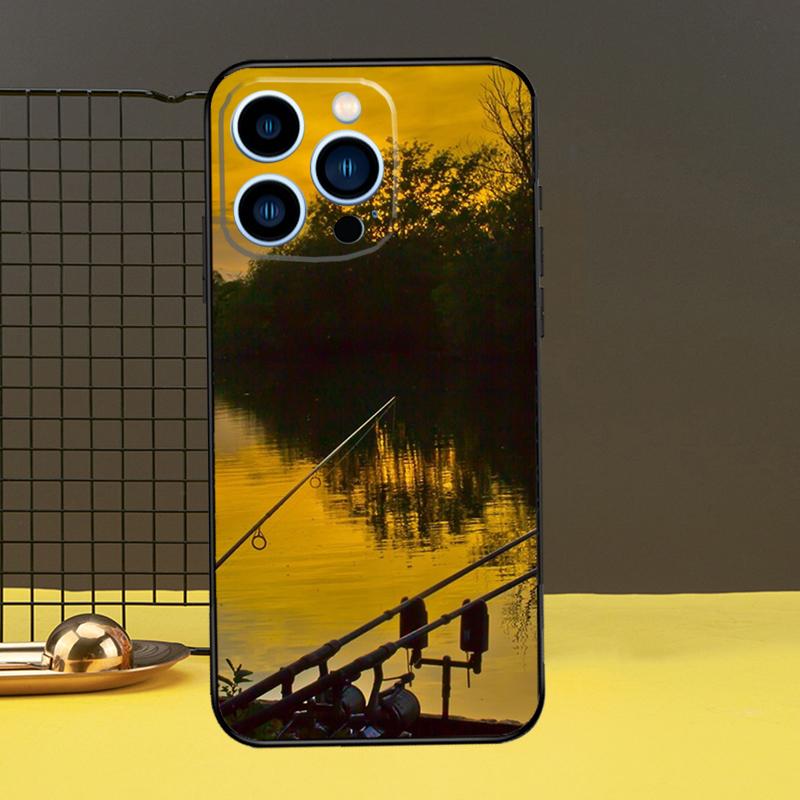 Carp Fishing Fish Case For iPhone 13 12 11 14 Pro Max XS Max XR X 6S 7 8 Plus SE 2020 Back Cover Phone Case