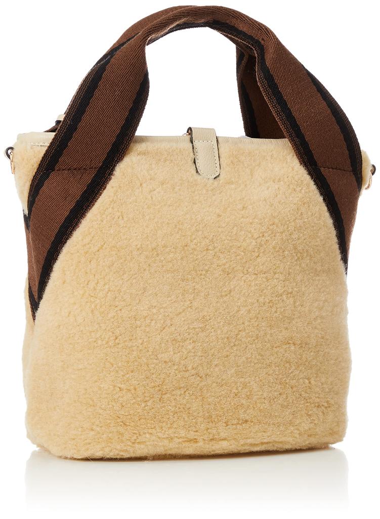 Forna Reversible Fur Shoulder Bag, Women's, Beige (20)