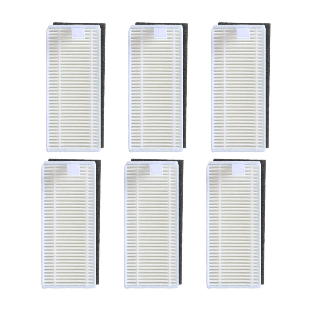 6pcs Vacuum Filters For Lefant M310 Robot Vacuum Cleaner Hepa Washable Replacement Filters Accessories