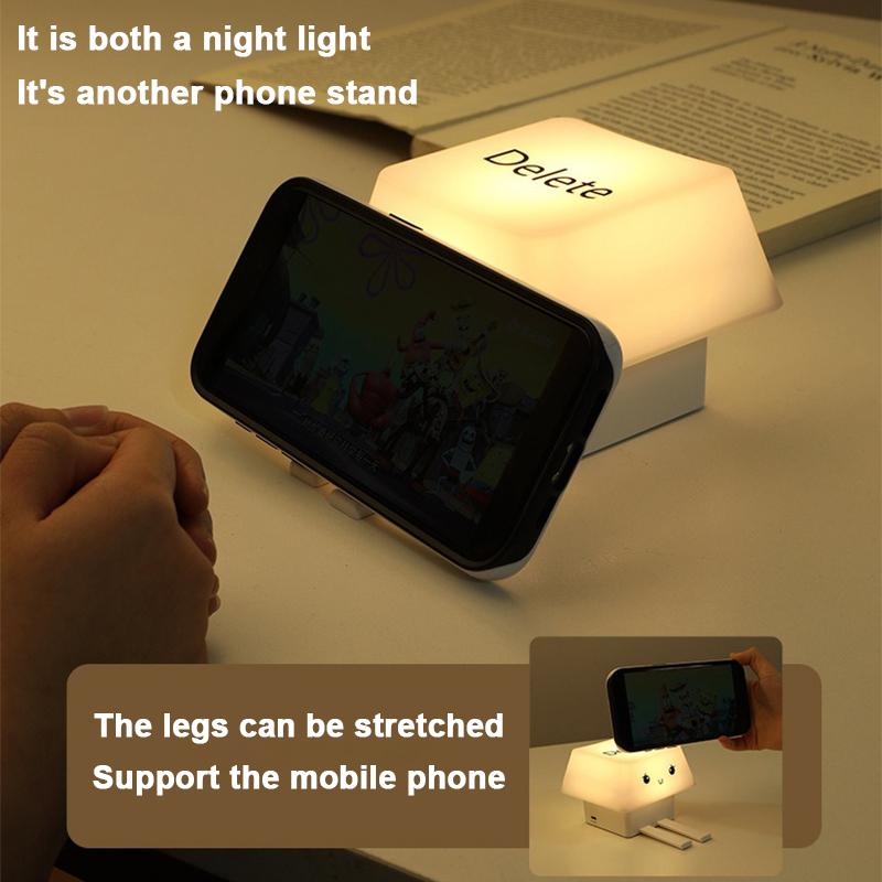 LED Night Lights Bedside Table Lamp Room Decoration USB Rechargeable Led Lamp Decor Holiday Baby Bedroom For Birthday Gift