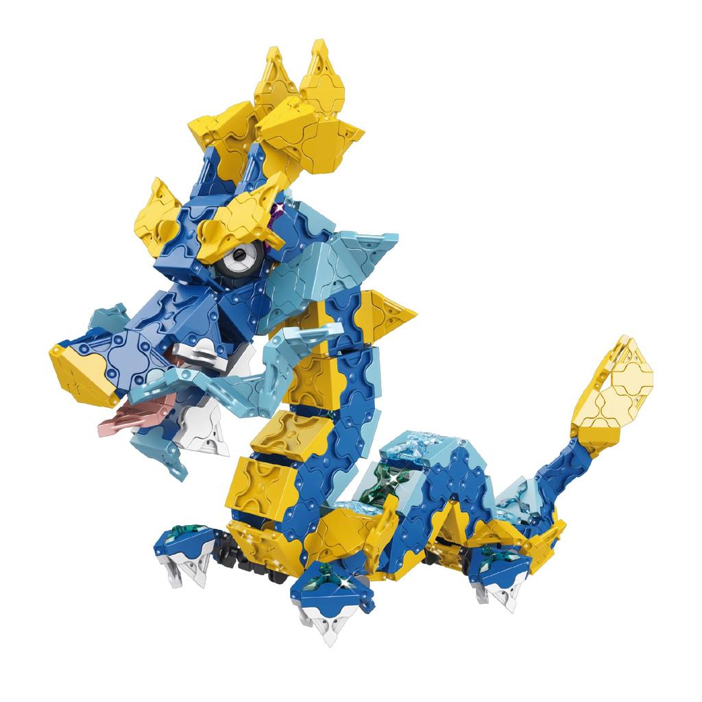 Yoshiritsu LaQ Mystical Beast Jewel Seiryu Pieces SP38 L009463 (360 + Pieces)