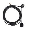 Detachable 3.5mm Gaming Headphone Cable with  Control 2M Long for  QC35II Gaming Headsets  Cord Cable