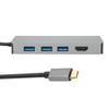Hub-Adapter TypC auf HDMI-Kabel VGA-Konverter USB B0504 für Heim- und Büro-Monitor