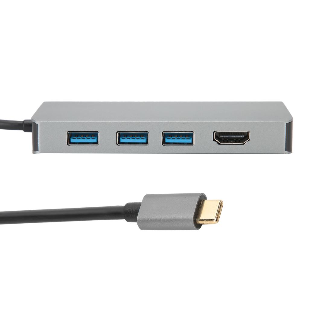 Hub-Adapter TypC auf HDMI-Kabel VGA-Konverter USB B0504 für Heim- und Büro-Monitor