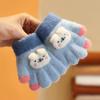 Baby Gloves for Winter, Cute and Warm for Toddlers, Boys and Girls, Five-Fingered Plush Gloves for Babies