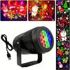16 Patterns Christmas Projector Lights Rotatable Christmas Decoration Outdoor/Indoor Led Projector for Holiday Party Xmas Decor