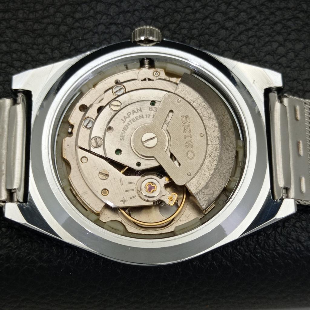 Seiko 5 AUTOMATIC VINTAGE REFURBISHED 6309A JAPAN MENS YELLOW WATCH A440908-4 Sk-a440908