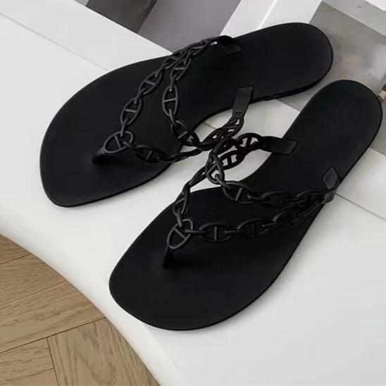 Sommer Damenschuhe Hausschuhe Schleife Flip-Flops Nieten Flache Sandalen Outdoor Transparente Kristall Strand Schuhe Damen Offene Zehenschuhe 39 schwarz
