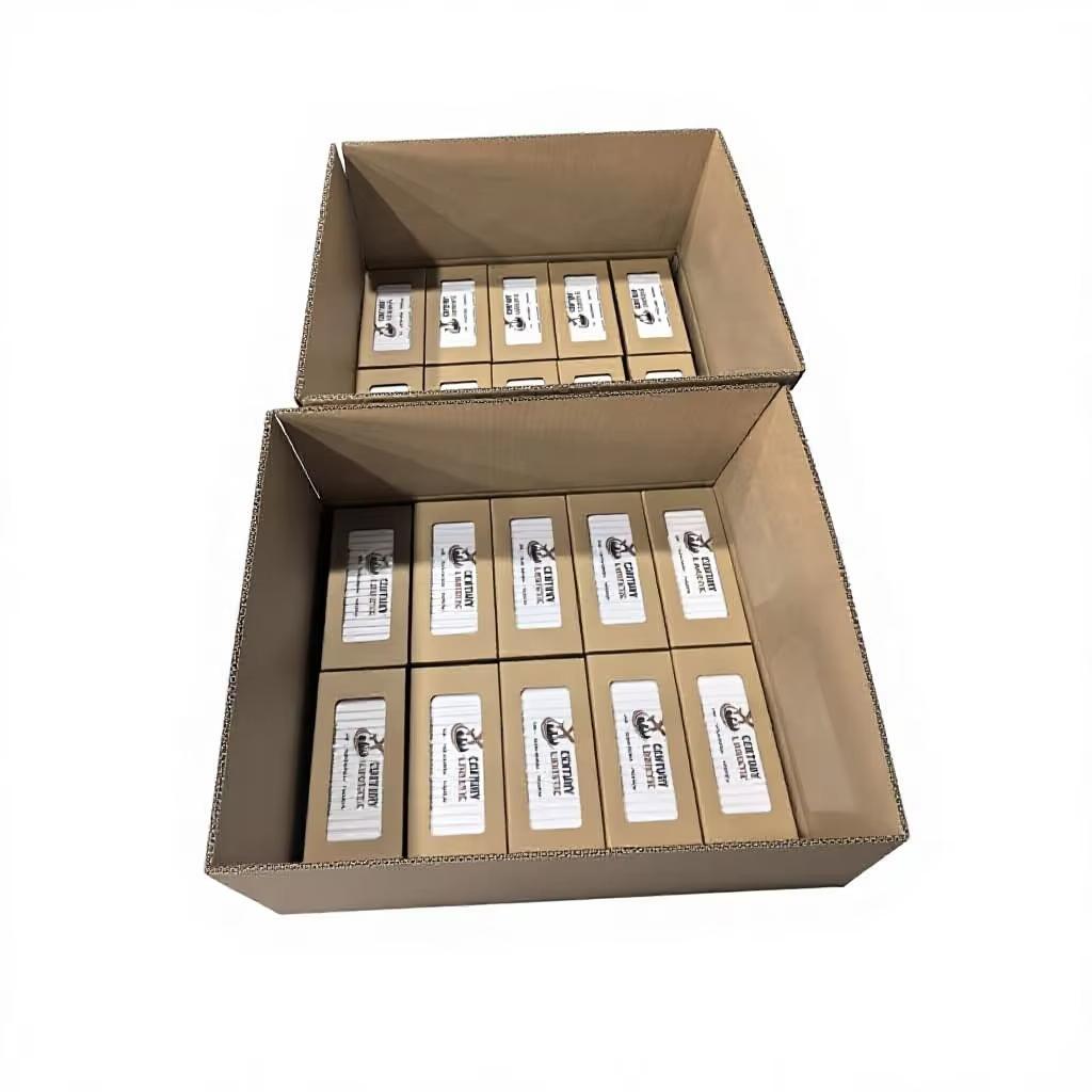 2026 ABS Plastic Shipping Container Model Custom Logo Luxury Business Gifts Exhibition Handing Pen Holders 1:30 Scale