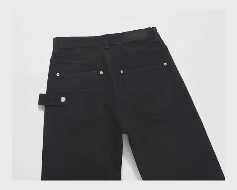 BKTL Vintage Washed Flared Jeans - American Casual All-Match Trousers