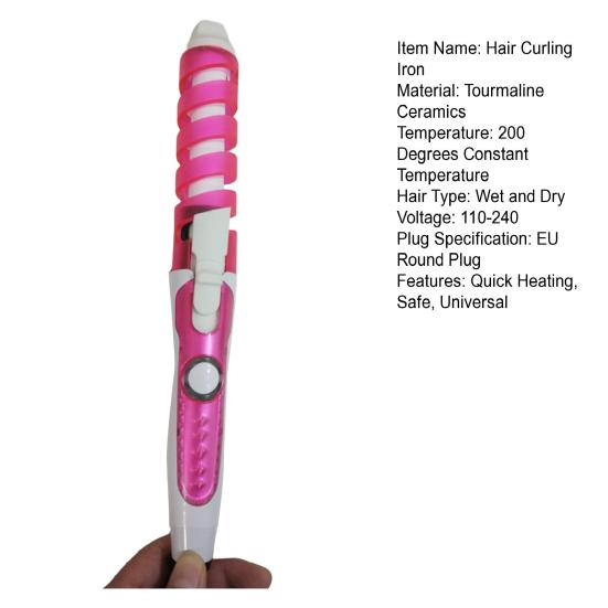 Yousheng Hair Curler Fast Heating Quick Effect User-friendly Portable Easy to Use Hairstyling Tool Tourmaline Ceramics Automatic
