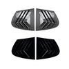 ABS 2PCS Rear Side Window Trim Spoiler For BMW 1 Series E87 2005 -2011 Window Shutter Cover Louver Air Vents Accessories Parts