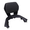 Motorcycle Passenger Backrest PU Leather Rear Seat Backrest Cushion Pad with Bracket for Xmax300