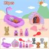 First-Class Cute Superior-Grade Dog Pet Top-Grade Basket Premium-Quality Family Play Sets Premium-Quality Dog High-Standard Doll Collection