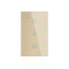 2025 New Design Products Tuya Smart Wifi Wall Switch Us Standard Glass Touch Panel Light Switch Support App Remote Control