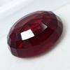 Natural Red Ruby Loose Gemstone 26.70 Ct Oval Shape for Jewelry Making and Gem Collections