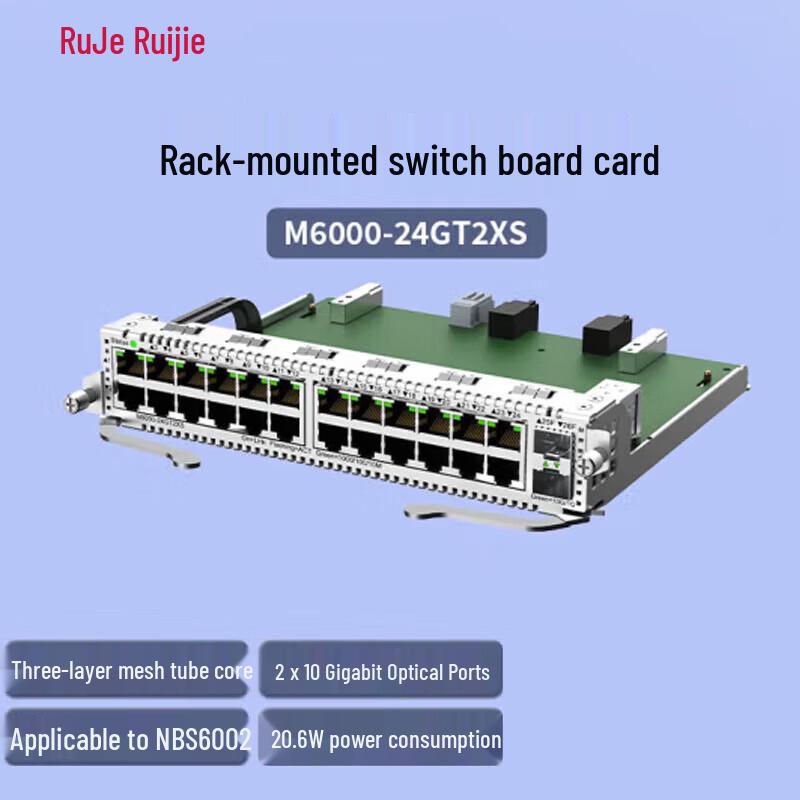 

Ruijie M6000 Series Core Switch Expansion Card