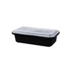 Disposable Rectangular Food Container with Lock Lid