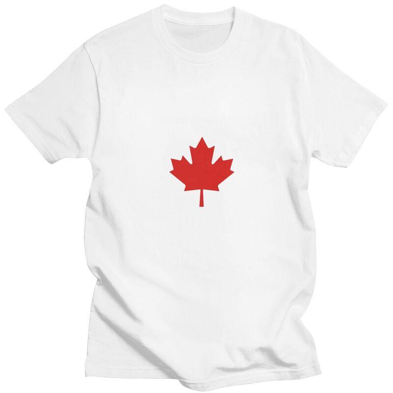 Custom Cool Elbows Up Canada Maple T Shirt Men Pure Cotton Tshirt Leisure Tee Tops Fashion Tshirts