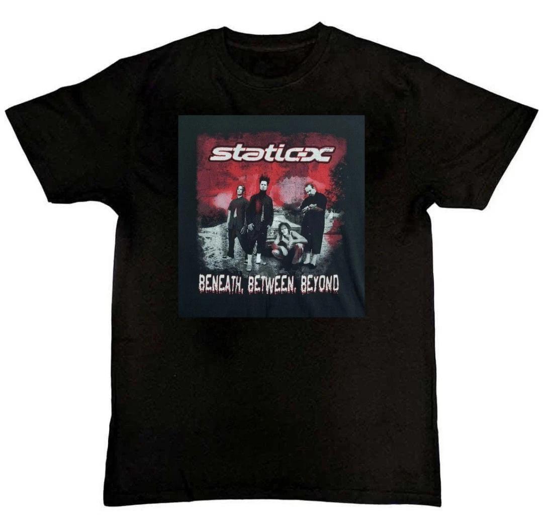 STATIC-X Band Graphic Print Unisex Mens T-Shirt S M L XL 2 3 4 XL S