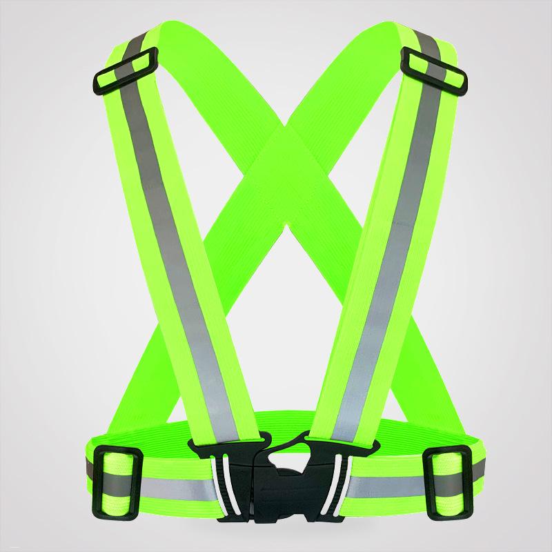 High Visibility Reflective Vest for Safety in Night Running, Cycling, Sanitation, and Construction