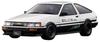 Ignition Model Toyota Corolla Levin 3Dr BEV IG3807 TK.Company 1/18 (AE86) (Finished Model)