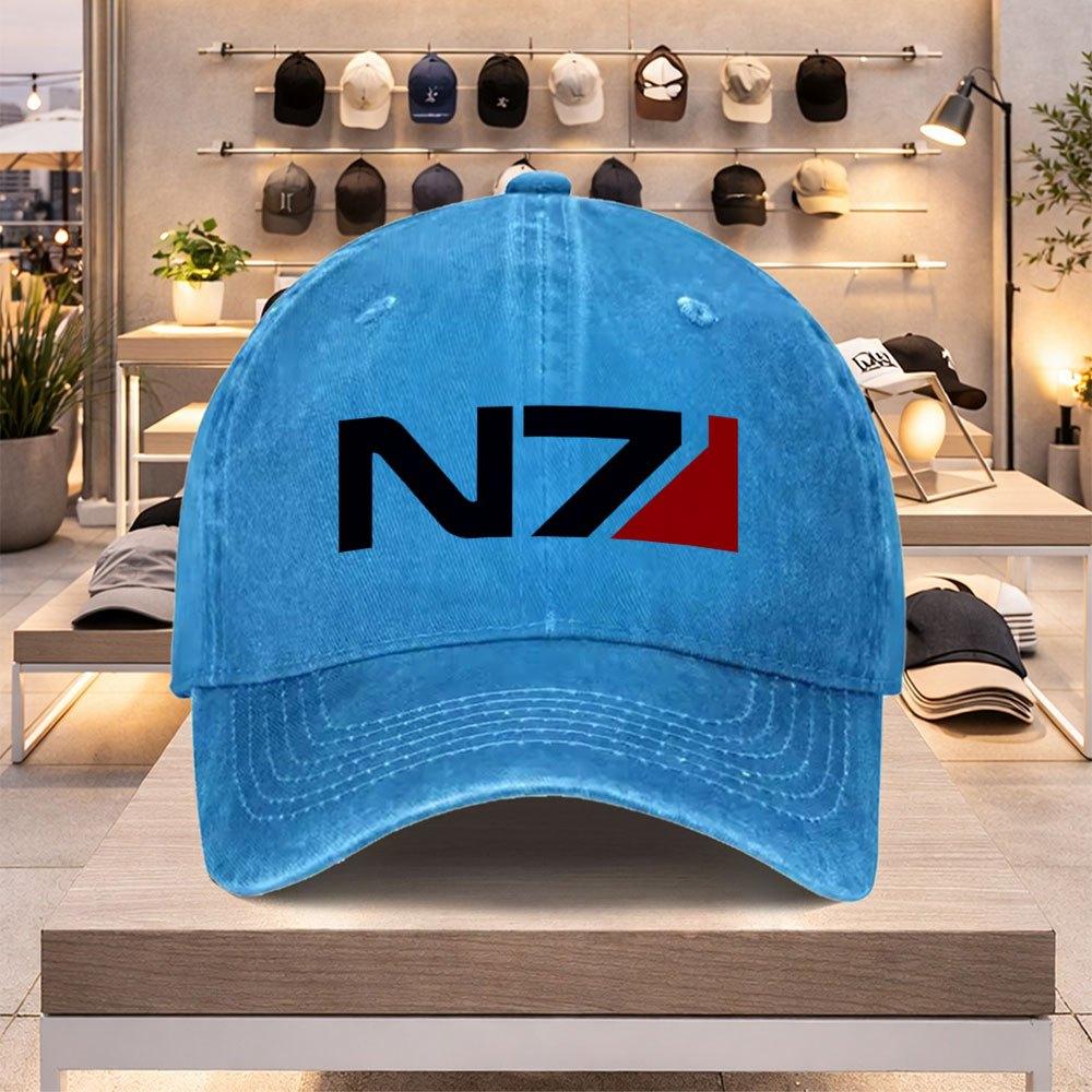 N Logo Baseball Cap for Unisex and Women Lightweight Adjustable Spring Summer Hat