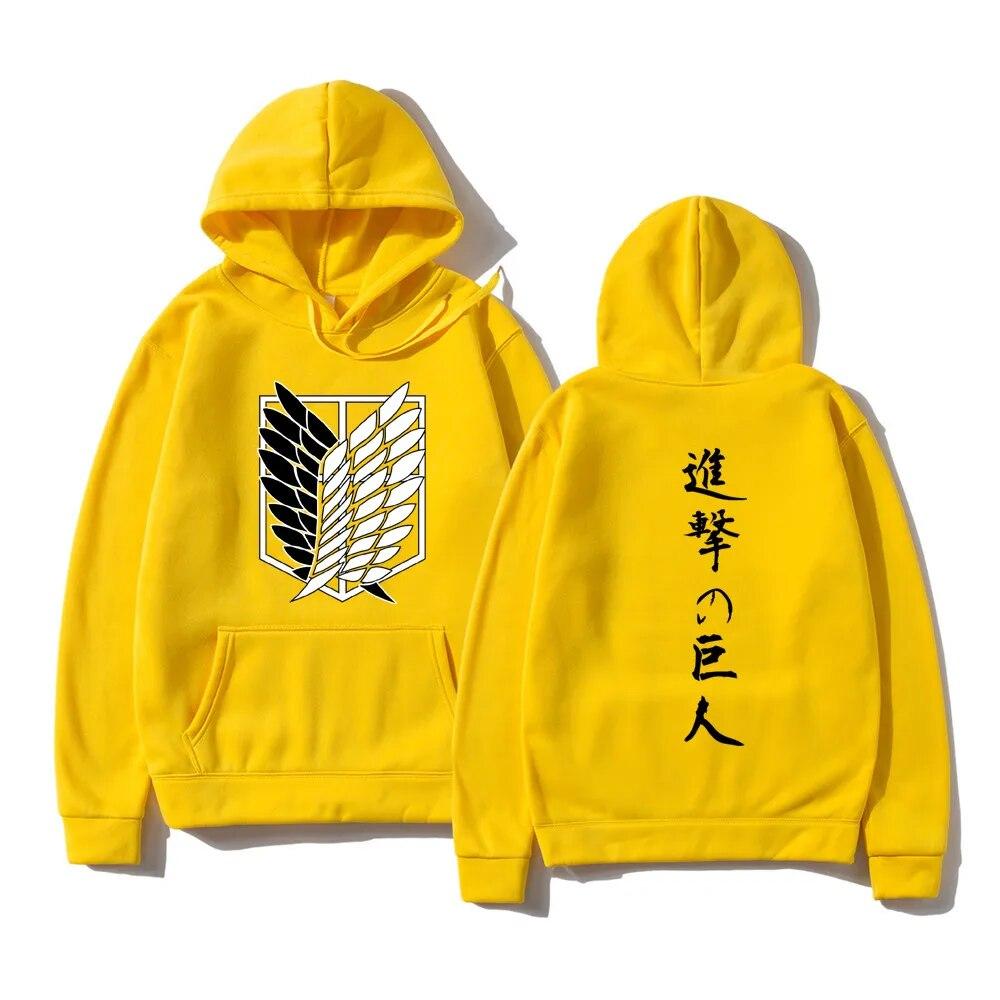 

Атака на Титанов, модные толстовки унисекс, толстовки с капюшоном в японском аниме, пуловеры с капюшоном, топы Shingeki No Kyojin, унисекс, одежда с капюшоном XL