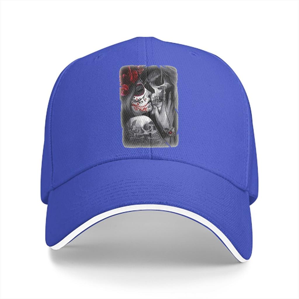 Always and Forever Graphic Art Classic Baseball Cap Unisex Hats Women Visor Protection Snapback Mexican Skull Santa Muerte Caps