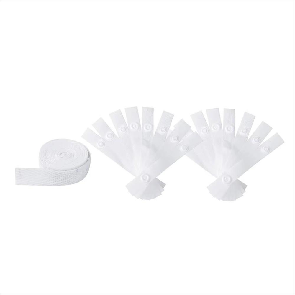 4/8/16PCS Flat Rope Binding Quilt Cover Ties Four Corner Fixed Duvet Snap Clips Quilt Securing