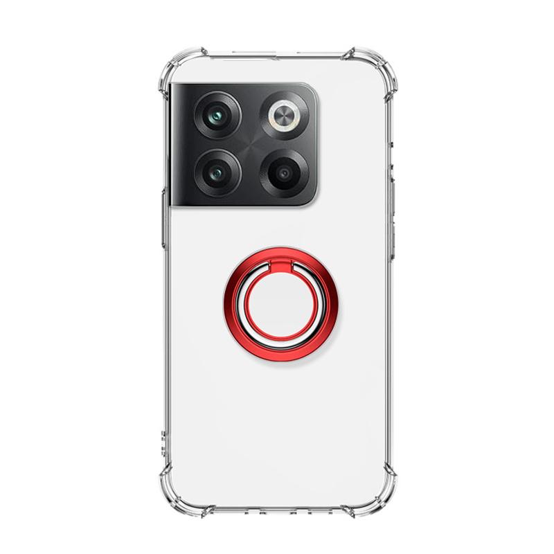 Ring Stand Transparent Defense Ochranné Nárazuvzdorné pouzdro Držák držáku Oneplus ACE2 Pro Průhledný měkký silikonový TPU Airbag Zadní kryt telefonu