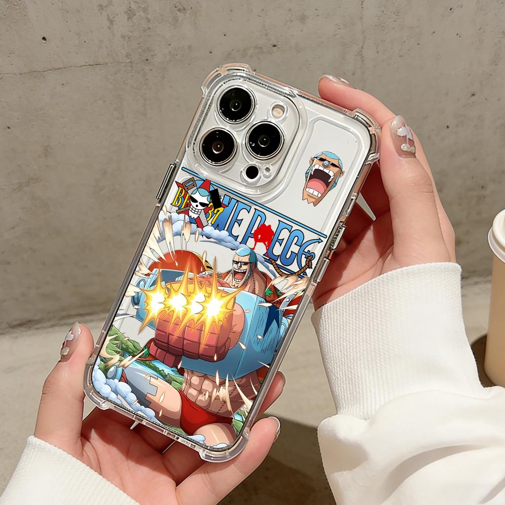 Anime Luffys Zoros Phone Case For iPhone 17 16e 16 15 14 13 12 11 Mini Air Pro Max X XR XSMax 7 8 Plus Anti Fall Clear