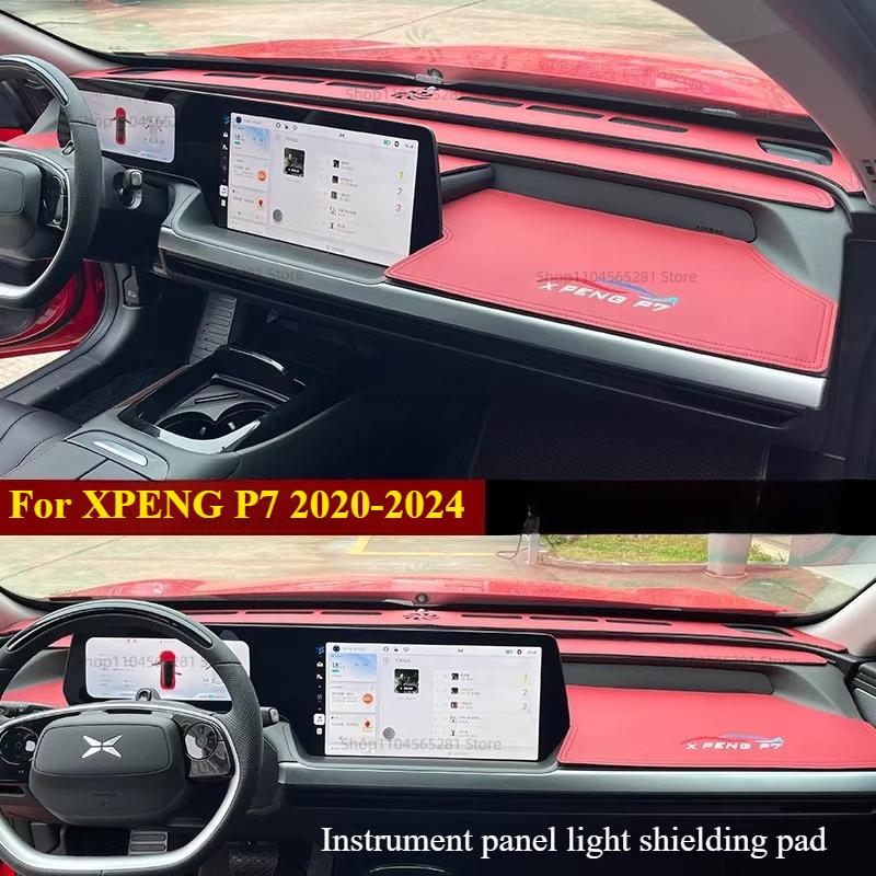For XPENG P7 2020-2024 Instrument Panel Light Shielding Pad,Car Interior Decoration Modification Accessories Refit