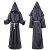 Medieval Monk Robe & Wizard Priest Costume Set - Death Robe Cosplay Outfits Perfect for Role-Playing Events & Themed Parties