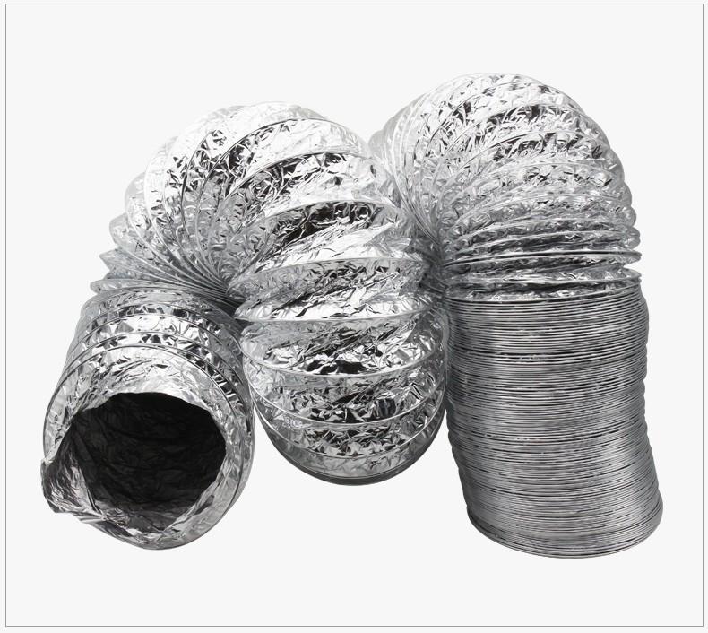 

Гибкий воздуховод диаметром 200 мм, удлиняемый, для вентиляции центрального кондиционирования с усиленной изоляцией