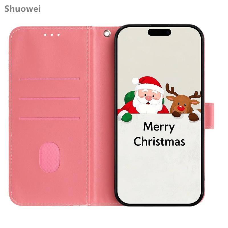 Case For Iphone 6 6S 7 7P 8 8P 11 12 13 Mini 14 Pro Max Wallet Leather Flip Cover Shockproof CellPhone Casing Girl Creative Shell Gift