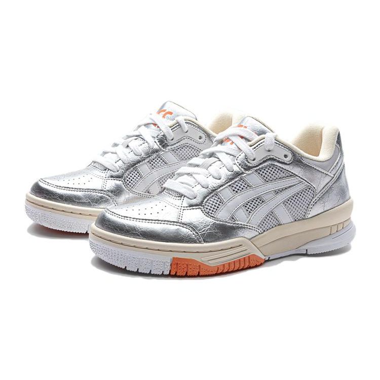 Asics Gel-Spotlyte Comfortable Versatile Low-Top Kids Basketball Shoes Kids sneaker Silver 1204A127-020