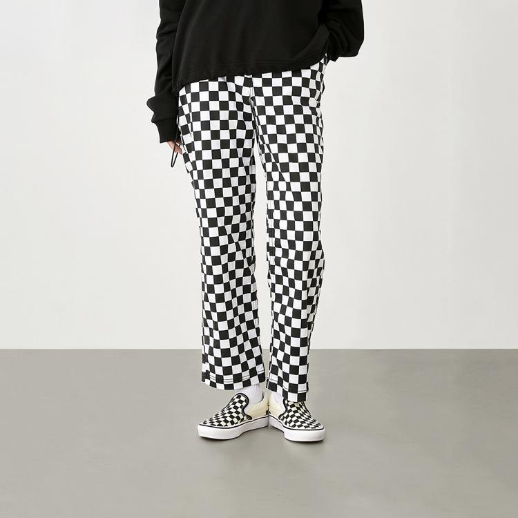 Vans Cargo Pants Unisex Black/White Moderate VN0A47TW7051