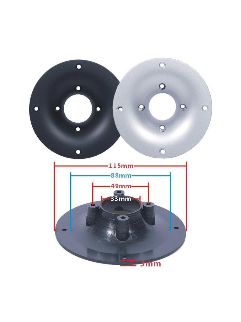 High-Frequency Speaker Decorative Outer Ring DIY Mounting Plate Panel