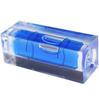 Blue Rectangular Acrylic Spirit Level with Transparent Bubble